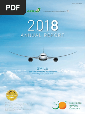 Eva Air 18 Annual Report Board Of Directors Airlines