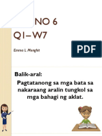 ''Filipino 6 - Demo Cot