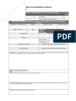 Accident-Incident Report Form