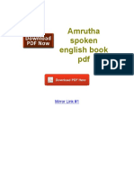 English Book Spoken PDF Amrutha Spoken English