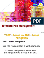 CS 1.13 - Efficient File Management