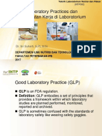 Good Laboratory Practices and Workplace Safety in the Laboratory