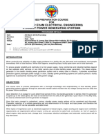 Ppe Part2 Exam Electrical Engineering Standby Power Generating Systems