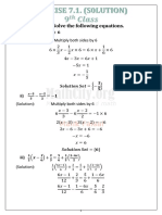 Solve The Following Equations.: Type Equation Here