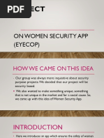 Project: On Women Security App (Eyecop)