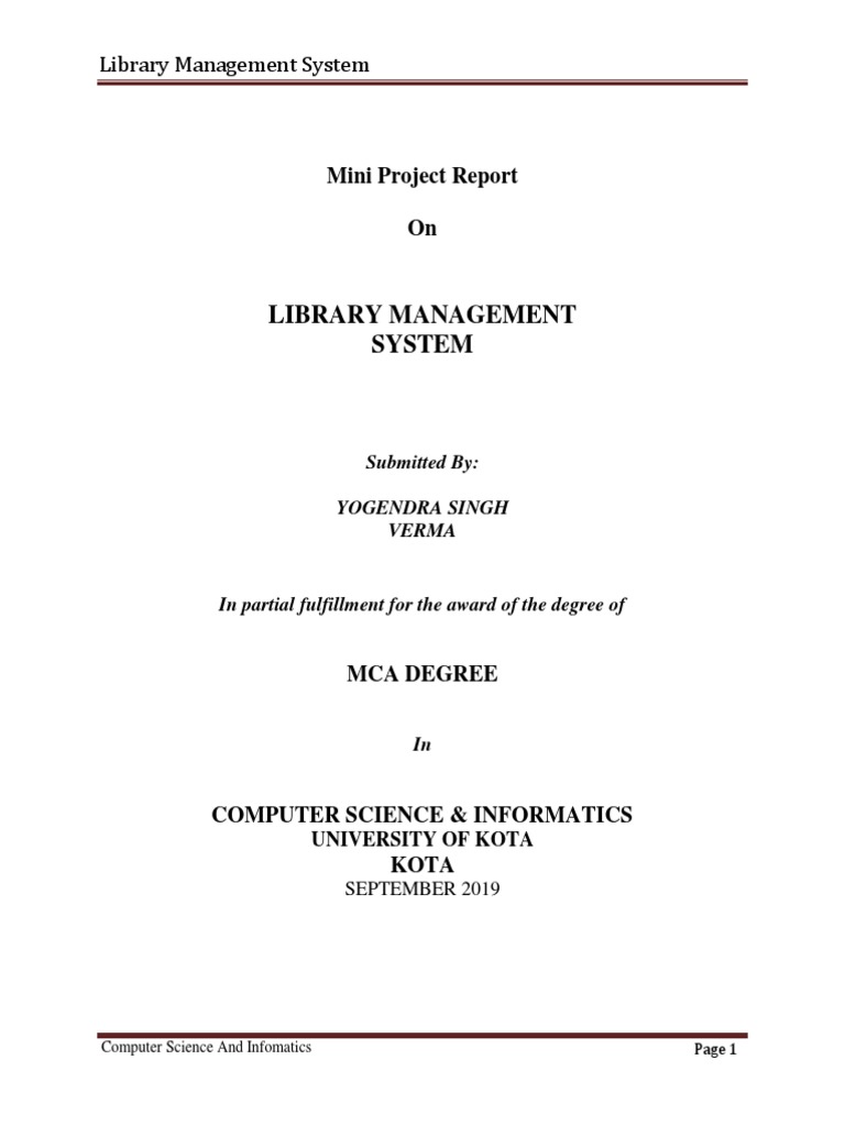 Library Management System 1 | PDF | My Sql | Net Beans