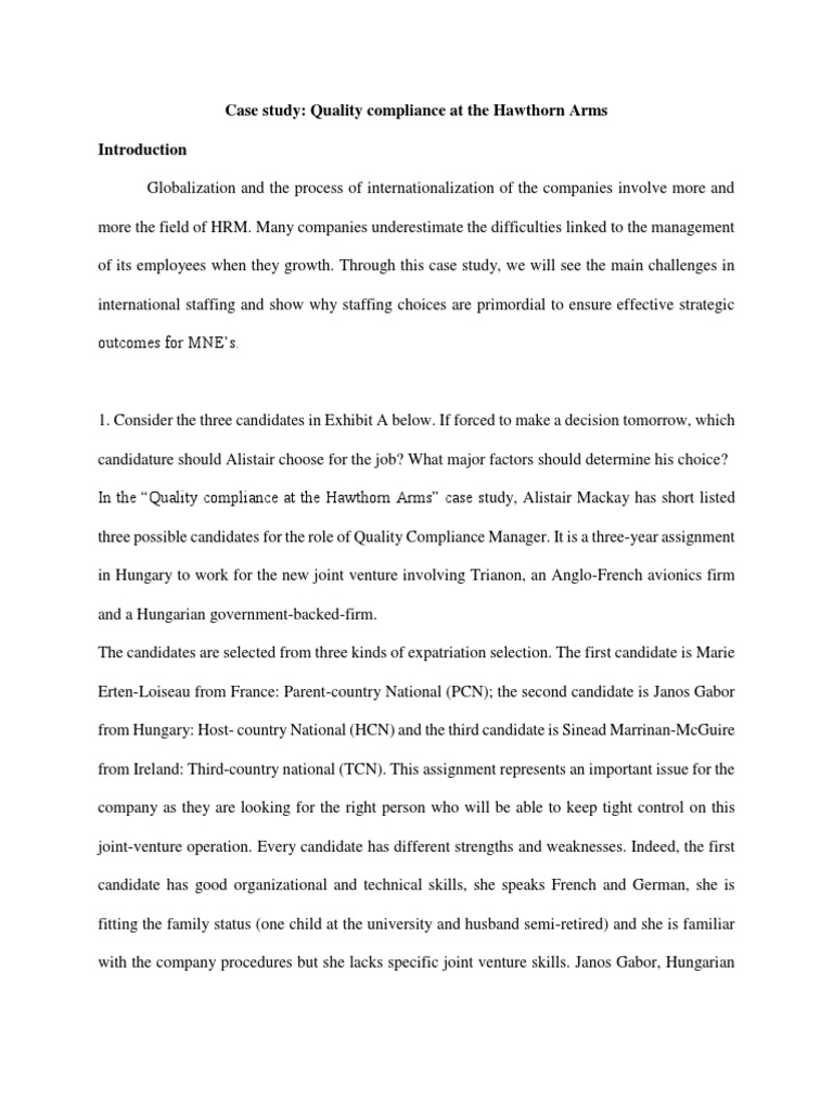 Quality compliance at the hawthorn arms case study 03 image