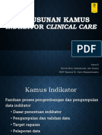 Penyusunan Kamus Indikator Clinicalcare