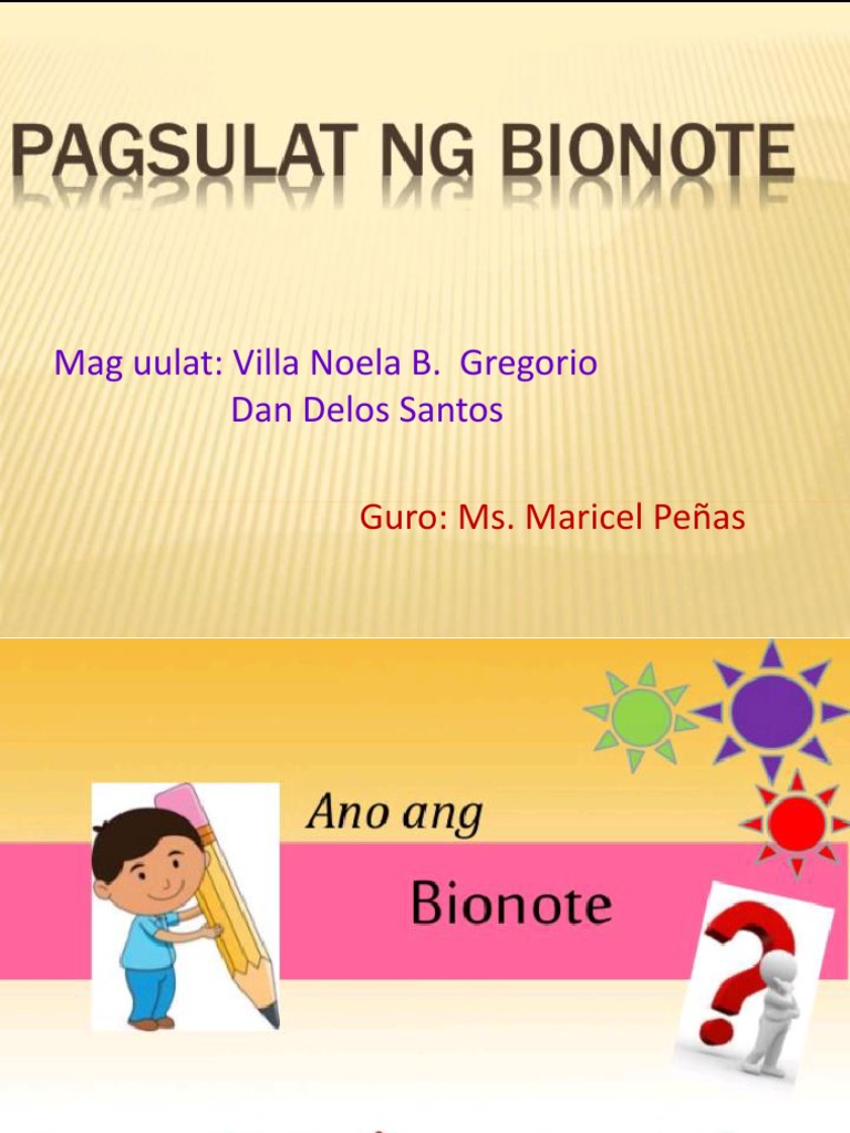 Bio Note | PDF