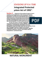 National Integrated Protected Areas System Act of 1992 .: Salient Provisions of R.A 7586