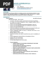 CV For Project Engineer