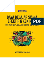 Gaya Belajar Siswa Efektif Dan Kekinian