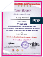 Certificate: To Certify
