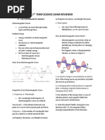 1st Term Science Exam Reviewer