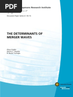 The Determinants of Merger Waves: Tjalling C. Koopmans Research Institute