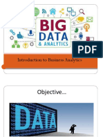 Introduction to Business Analytics and Big Data