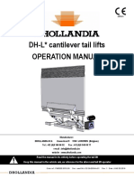 DH-L Cantilever Tail Lifts Operation Manual: Dhollandia