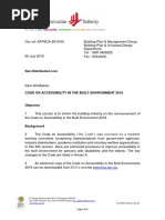 Circular Code On Accessibility in The Built Environment 2025 | PDF ...