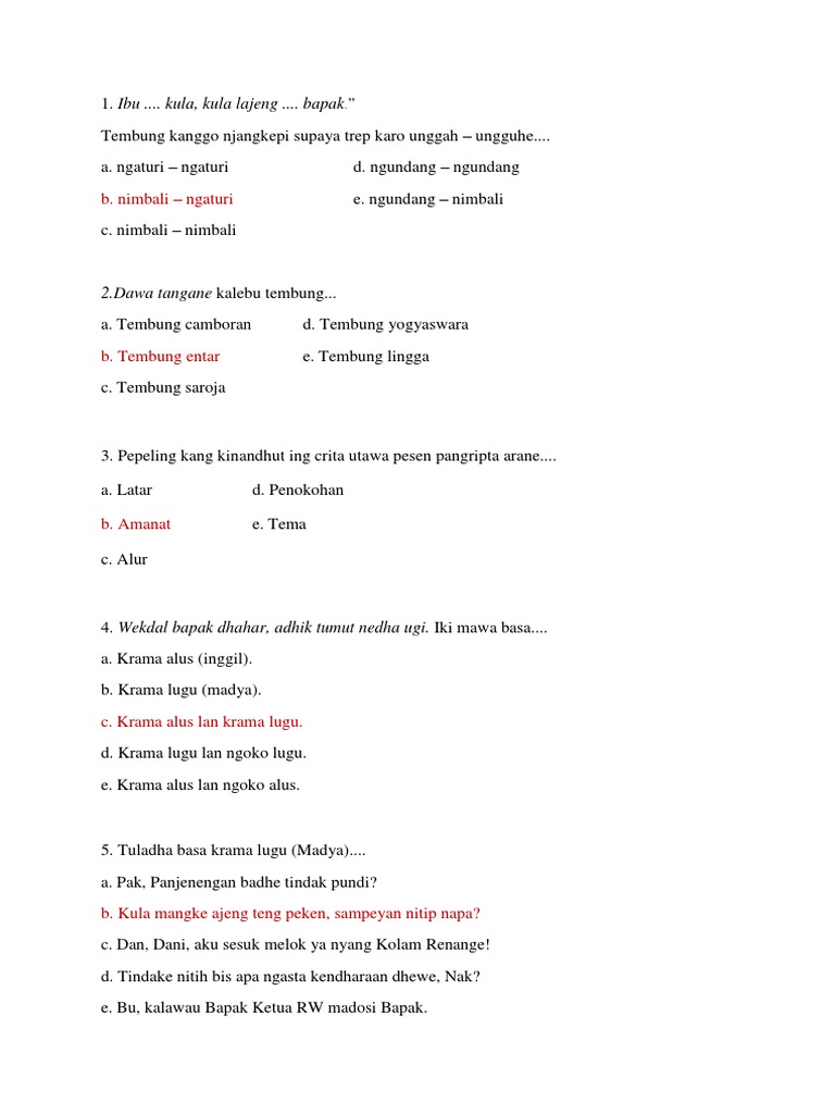 Bahasa Jawa