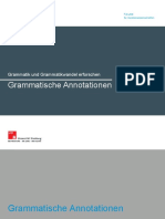 4. Sitzung Grammatische Annotationen 2018-11-05