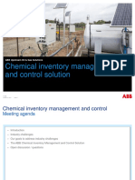 Chemical Inventory Management and Control Solution: ABB Upstream Oil & Gas Solutions