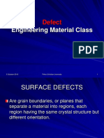 Engineering Material Class: Defect