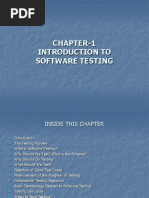 Chapter-1 Introduction To Software Testing