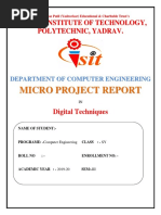 Report for light detector using nand gate