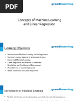 Machine Learning and Linear Regression