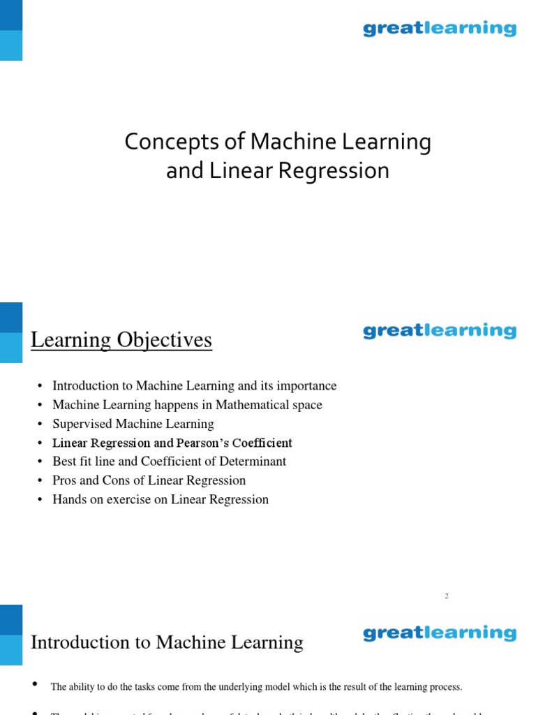 Machine Learning and Linear Regression | PDF | Heteroscedasticity ...