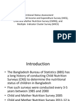 Nutritional Status Assessment through Surveys
