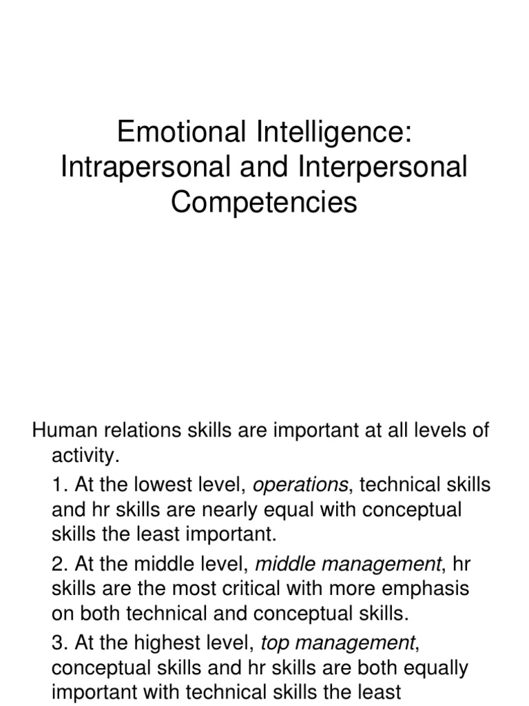 Understanding Emotional Intelligence Skills | PDF | Intelligence | Emotions