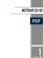 Catalogo Partes Motokar CG-150 PDF