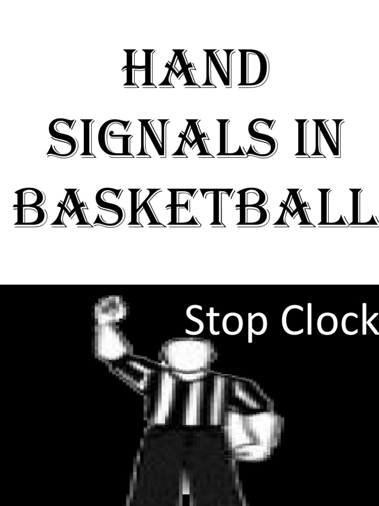 Signals in Basketball | PDF