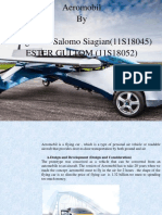 Aeromobil by Gorga Deo Salomo Siagian (11S18045) ESTER GULTOM (11S18052)