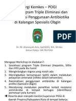 Sinergi Kemkes - POGI Dalam Program Triple Eliminasi Dan Rasionalisasi Penggunaan Antibiotika