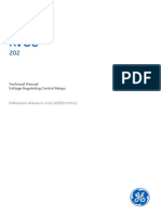 GE Energy Connections Grid Solutions: Technical Manual Voltage Regulating Control Relays