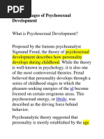 Freud's Stages of Psychosexual Development: Id Libido