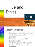 Value, Ethics and Business Lesson 02