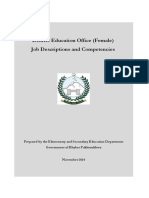 Job Descriptions and Competencies of District Education Office (Female) PDF