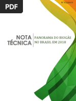NT - Biogás no Brasil 