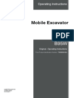 Mobile Excavator: Operating Instructions