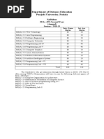 MSC It PB Uni Patiala Syllabus