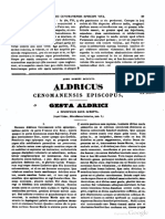 0780-0870, Aldricus Cenomanensis Episcopus, Gesta Aldrici (Auctor Incertus), MLT