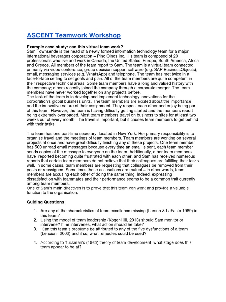 Virtual Team Challenges and Solutions | PDF | Communication | Science