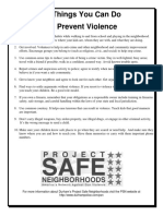 10 Thinks You Can Do To Prevent Violence (PDF) - 201505121458185398