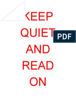 Keep Quiet Sign PDF