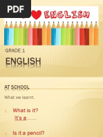 English For Grade 1