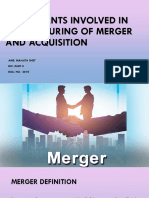 Participants Involved in Restructuring of Merger and Acquisition