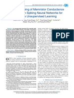 Optimal Tuning of Memristor Conductance